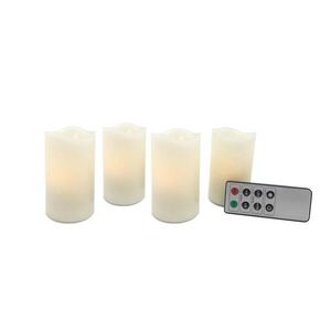 X-Mas LED SVIEČKA plast, prírodné materiály vyobraziť