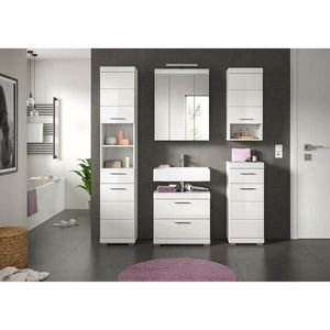 MID.YOU KÚPEĽŇA biela s vysokým leskom vyobraziť