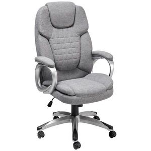MID.YOU OTOČNÁ STOLIČKA, fleece, svetlosivá vyobraziť