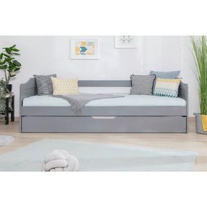 MID.YOU VÝSUVNÁ POSTEĽ, 90/200 cm svetlosivá vyobraziť