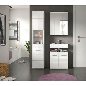 MID.YOU KÚPEĽŇA biela s vysokým leskom vyobraziť