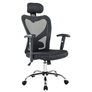 Livetastic OTOČNÁ STOLIČKA, sieťovina, čierna, strieborná vyobraziť