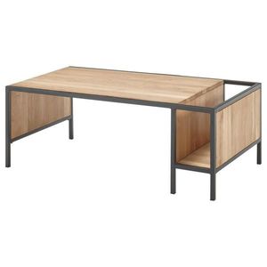 MID.YOU KONFERENČNÝ STOLÍK, čierna, farba duba, drevo, kov, 110/60/40 cm vyobraziť