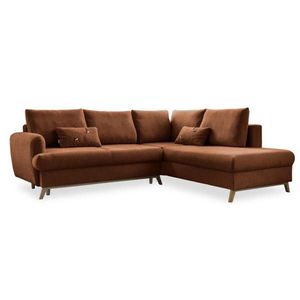 MID.YOU ROHOVÁ SEDACIA SÚPRAVA, textil, terakotová vyobraziť