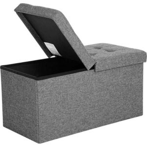 ÚLOŽNÝ BOX NA SEDENIE, textil, kompozitné drevo, 76/38/38 cm vyobraziť