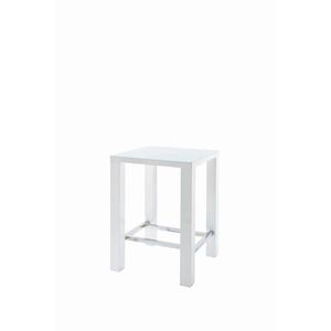 Venda BAROVÝ STÔL, biela, 80/80/108 cm vyobraziť