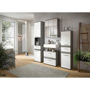 MID.YOU KÚPEĽŇA biela s vysokým leskom vyobraziť