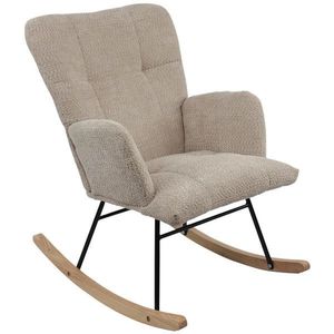 P & B STOLIČKA S PRUŽNÝM PODNOŽÍM, drevo, kov, textil, hnedá vyobraziť