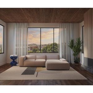 MID.YOU ROHOVÁ SEDACIA SÚPRAVA, textil, béžová vyobraziť