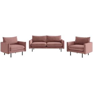 Livetastic SEDACIA ZOSTAVA, textil, staroružová vyobraziť