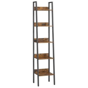 Boxxx NÁSTENNÁ KNIŽNICA, hnedá, čierna, 33.8/170/30 cm vyobraziť