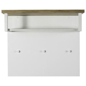 Carryhome VEŠIAKOVÝ PANEL, farba duba, biela s vysokým leskom, 82/71/35 cm vyobraziť