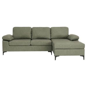 MID.YOU ROHOVÁ SEDACIA SÚPRAVA, textil, zelená vyobraziť