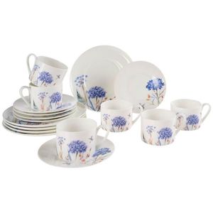 Novel KÁVOVÝ SERVIS jemný kostný porcelán (fine bone china) keramika vyobraziť