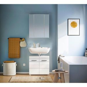 MID.YOU KÚPEĽŇA biela s vysokým leskom vyobraziť