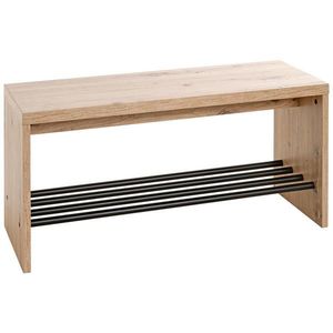 LAVICA DO PREDSIENE, čierna, farba duba, 80/40/30 cm vyobraziť