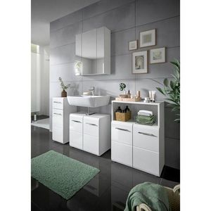 MID.YOU KÚPEĽŇA biela s vysokým leskom vyobraziť