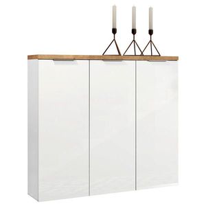 Xora SKRINKA NA TOPÁNKY, biela, farba duba, 120/115/34 cm vyobraziť