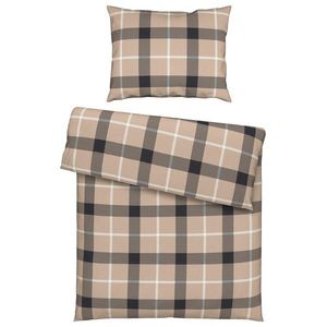 Esposa POSTEĽNÁ BIELIZEŇ, flanel, antracitová, prírodná farba, 140/200 cm vyobraziť