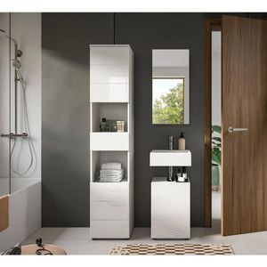 MID.YOU KÚPEĽŇA biela s vysokým leskom vyobraziť