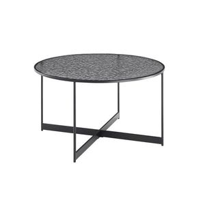 Livetastic KONFERENČNÝ STOLÍK, čierna, kov, sklo, 80/80/45 cm vyobraziť