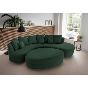 Livetastic SEDACIA SÚPRAVA, textil, tmavozelená vyobraziť