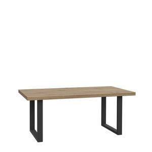 MID.YOU KONFERENČNÝ STOLÍK, čierna, farba duba, kov, plast, kompozitné drevo, 110/60/45 cm vyobraziť