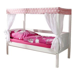 MID.YOU POSTEĽ S NEBESAMI, 80/160 cm ružová, biela vyobraziť