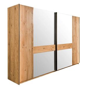 Linea Natura SKRIŇA SO ZRKADLOM, dub, farba duba, 296/214/61 cm vyobraziť