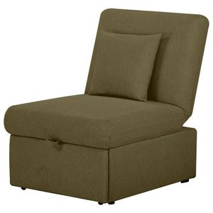 Livetastic ROZKLADACIE KRESLO, drevo, plast, textil, olivovozelená vyobraziť