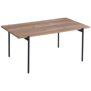 Ti'me KONFERENČNÝ STOLÍK, čierna, farba duba, kov, kompozitné drevo, 100/60/45 cm vyobraziť