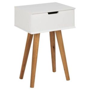NOČNÝ STOLÍK, biela, farba duba, 40/61, 5/30 cm vyobraziť