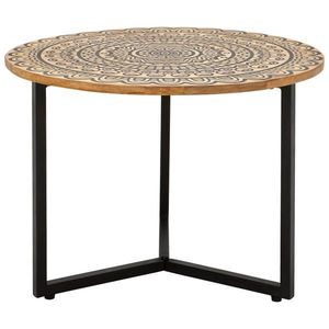 Livetastic KONFERENČNÝ STOLÍK, prírodná farba, čierna, drevo, kov, 60/60/40 cm vyobraziť