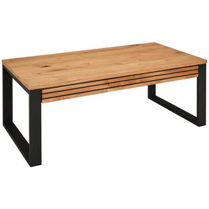 MID.YOU KONFERENČNÝ STOLÍK, prírodná farba, čierna, drevo, kov, 115/60/42 cm vyobraziť