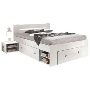 MID.YOU ZOSTAVA S POSTEĽOU, 140/200 cm, biela vyobraziť