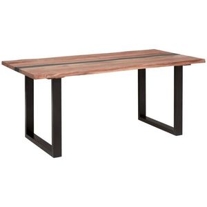 Livetastic JEDÁLENSKÝ STÔL, akácia, čierna, farba akácie, 180/76/90 cm vyobraziť