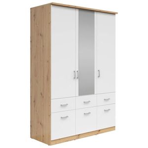 Boxxx ŠATNÍKOVÁ SKRIŇA, biela, dub sonoma, 136/199/58 cm vyobraziť