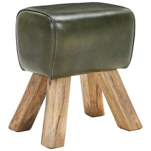 Livetastic TABURETKA, drevo, koža, 42/45/35 cm vyobraziť