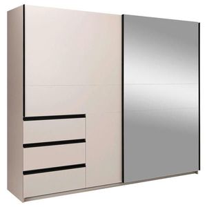 MID.YOU SKRIŇA S POSUVNÝMI DVERAMI, kašmírová, 250/205/61, 5 cm vyobraziť