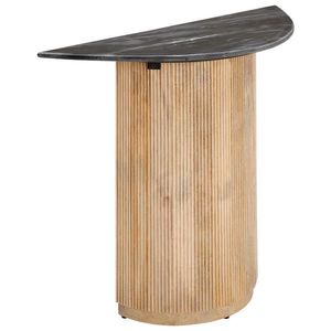 Livetastic KONZOLOVÝ STOLÍK, prírodná farba, čierna, drevo, kameň, 100/76/40 cm vyobraziť