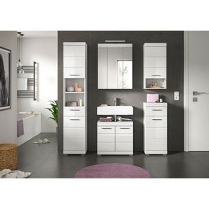 MID.YOU KÚPEĽŇA biela s vysokým leskom vyobraziť