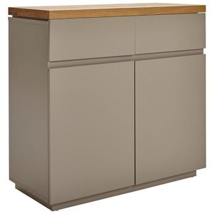 MID.YOU SKRINKA NA TOPÁNKY, sivá, farba duba, 86/85/40 cm vyobraziť