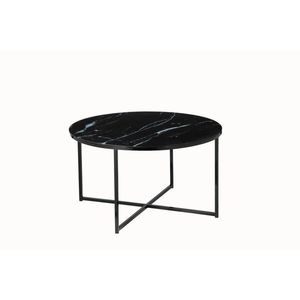 Livetastic KONFERENČNÝ STOLÍK, čierna, kov, sklo, 80/80/45 cm vyobraziť