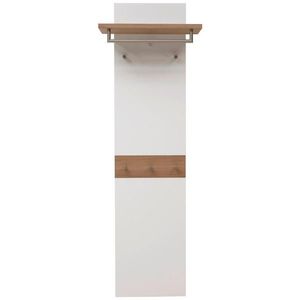 Dieter Knoll VEŠIAKOVÝ PANEL, biela, farba duba, divoký dub, 45-60/187/28 cm vyobraziť