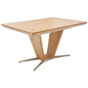 Ambiente JEDÁLENSKÝ STÔL, divoký dub, niklová, farba duba, prírodná farba, 140/90/76 cm vyobraziť