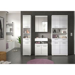 MID.YOU KÚPEĽŇA biela s vysokým leskom vyobraziť