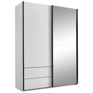 Xora SKRIŇA S POS. DVER. – HOR.VED, čierna, biela, 170/225, 5/60 cm vyobraziť