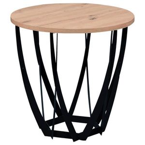 Xora PRÍRUČNÝ STOLÍK, čierna, dub artisan vyobraziť