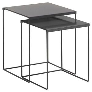 Livetastic SADA ZASÚVACÍCH STOLÍKOV, čierna, kov, 38/38/45 cm vyobraziť