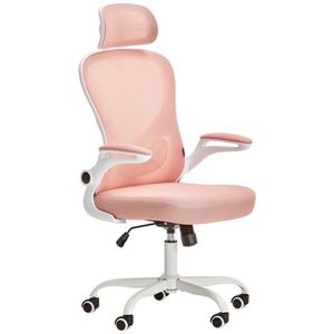 Livetastic OTOČNÁ STOLIČKA, sieťovina, biela, pink vyobraziť